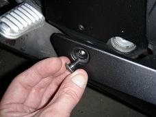 Removing screw