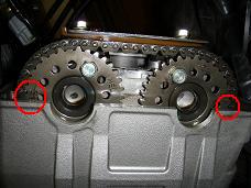 Cam sprockets allignment (step 1)  - click for larger image
